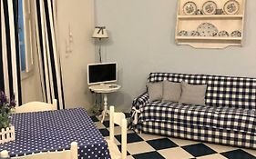 Light blue guest house